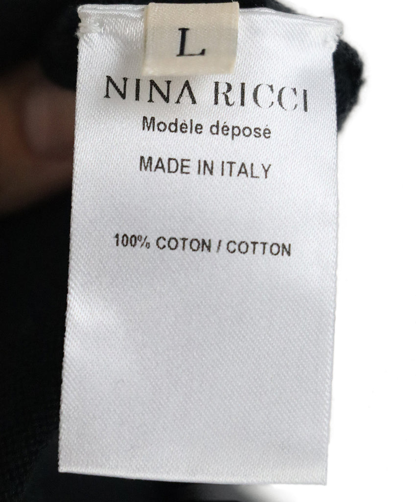 Nina Ricci Black Cotton Sweater 4