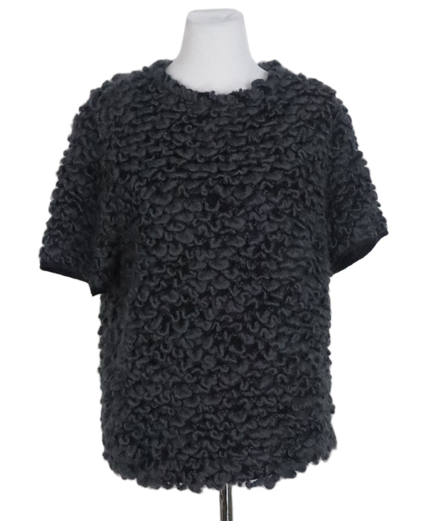 Odeeh Charcoal Grey Wool Sweater 