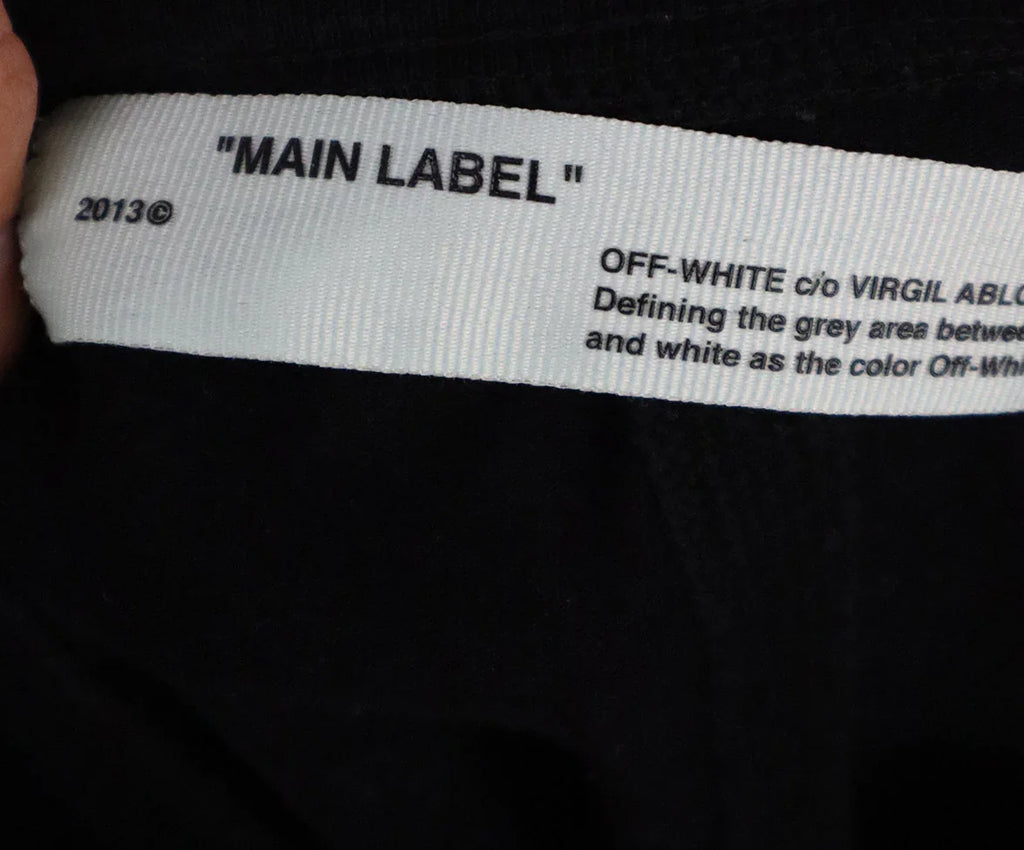 Off-White Black Purple & Blue Print Shirt sz 8 - Michael's Consignment NYC