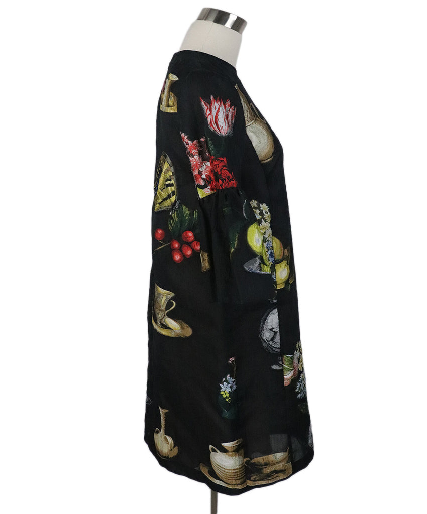Oscar De La Renta Black Silk Polyester Dress 1
