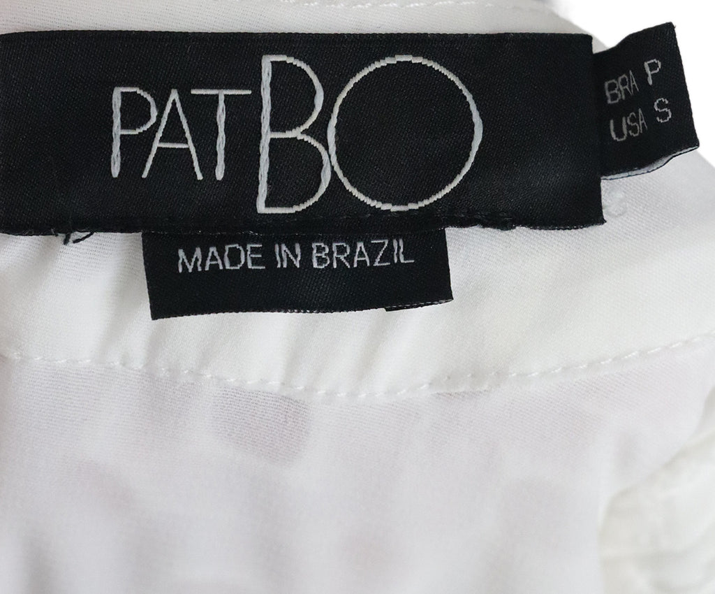 PatBo White Cotton Eyelet Dress 3