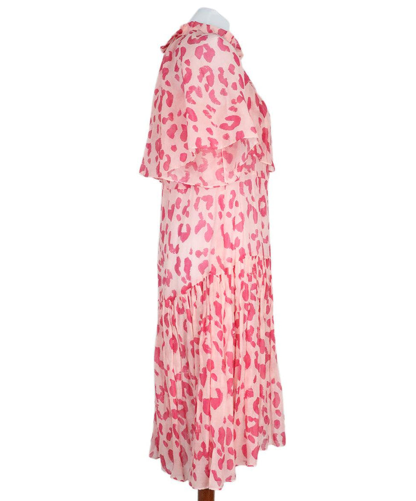 Paule Ka Pink Leopard Print Dress 1