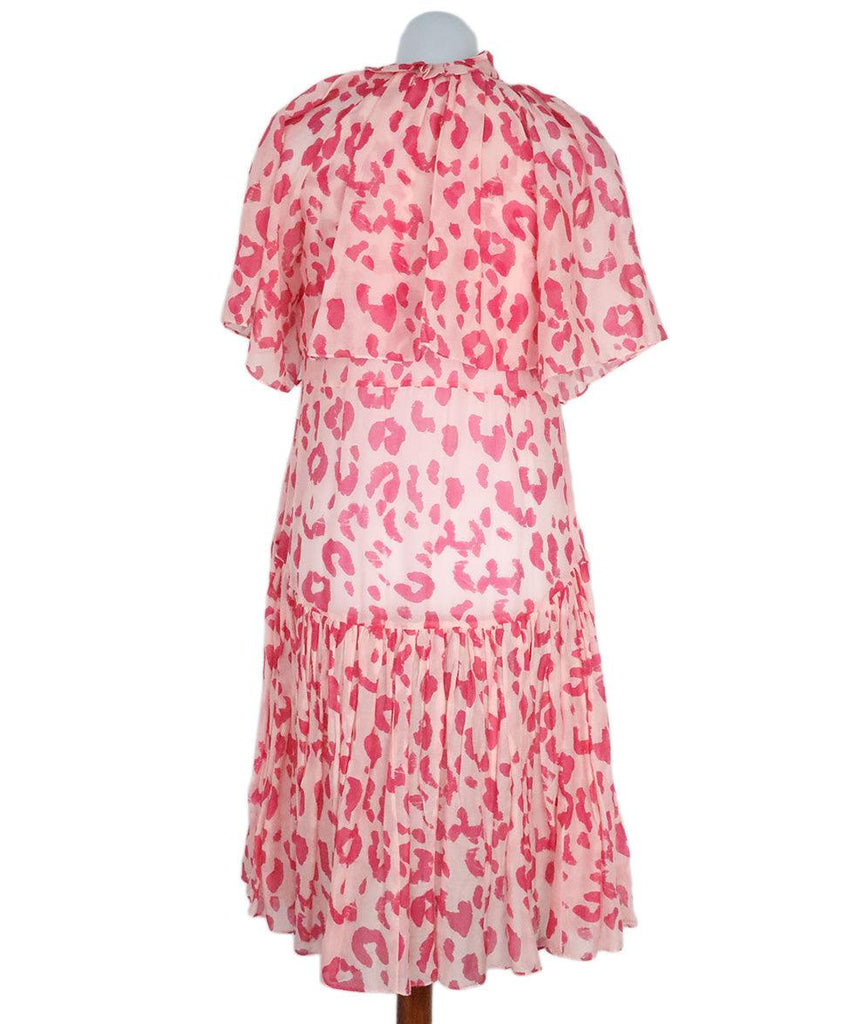 Paule Ka Pink Leopard Print Dress 2