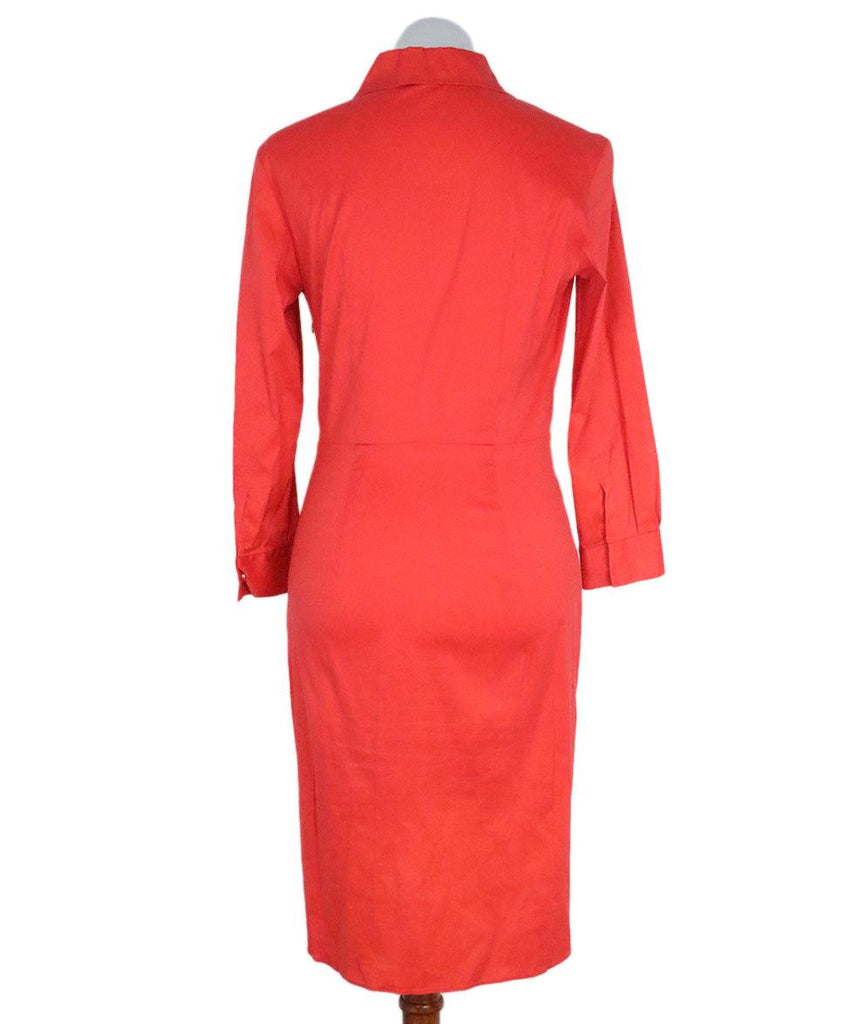 Paule Ka Coral Cotton Dress sz 2 - Michael's Consignment NYC
