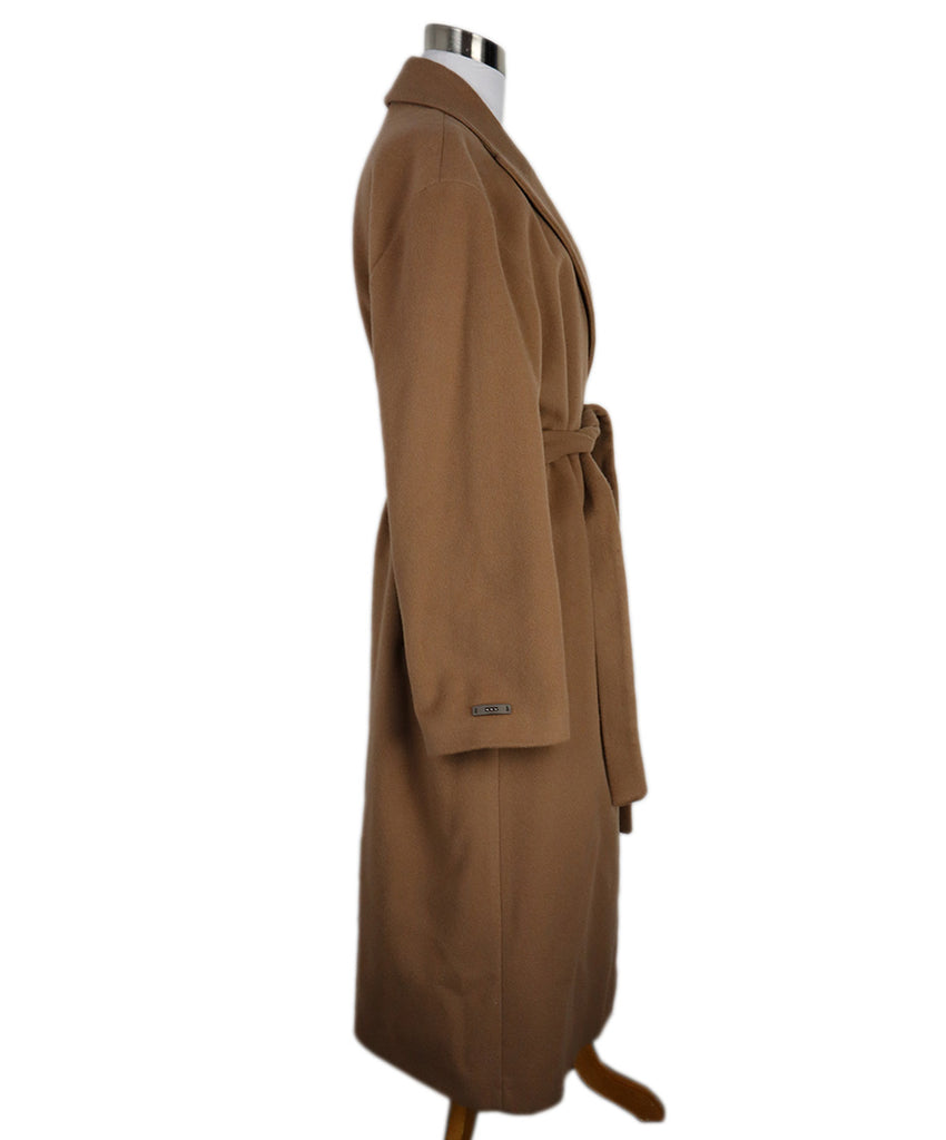 Peserico Camel Wool Long Coat 1