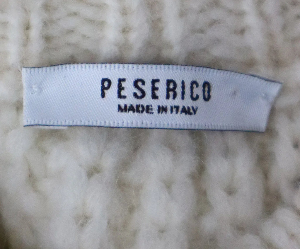 Peserico Cream Wool Sweater sz 6 - Michael's Consignment NYC