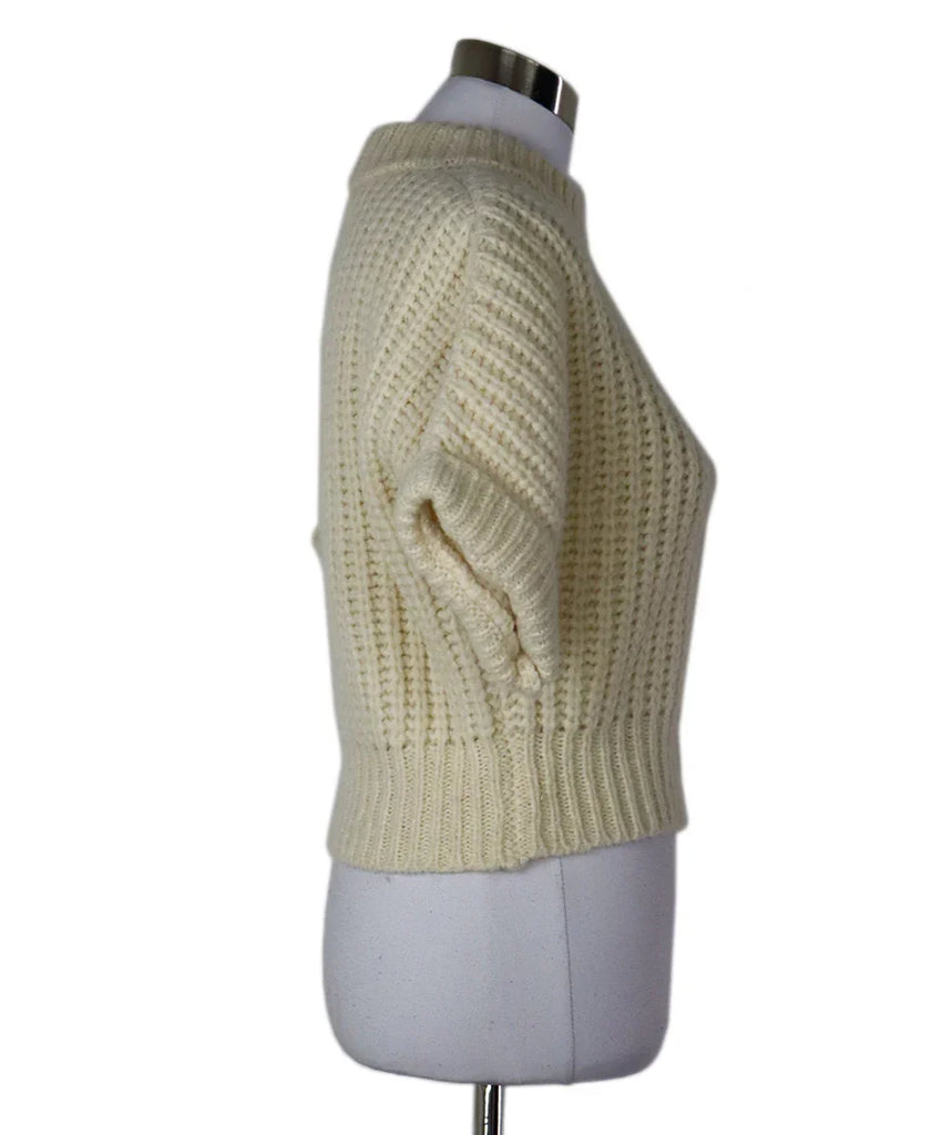 Peserico Cream Wool Sweater sz 6 - Michael's Consignment NYC