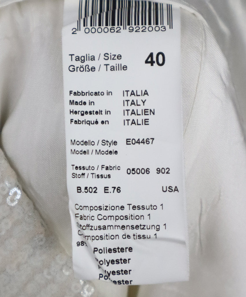 Peserico Ivory Sequin Pants 3