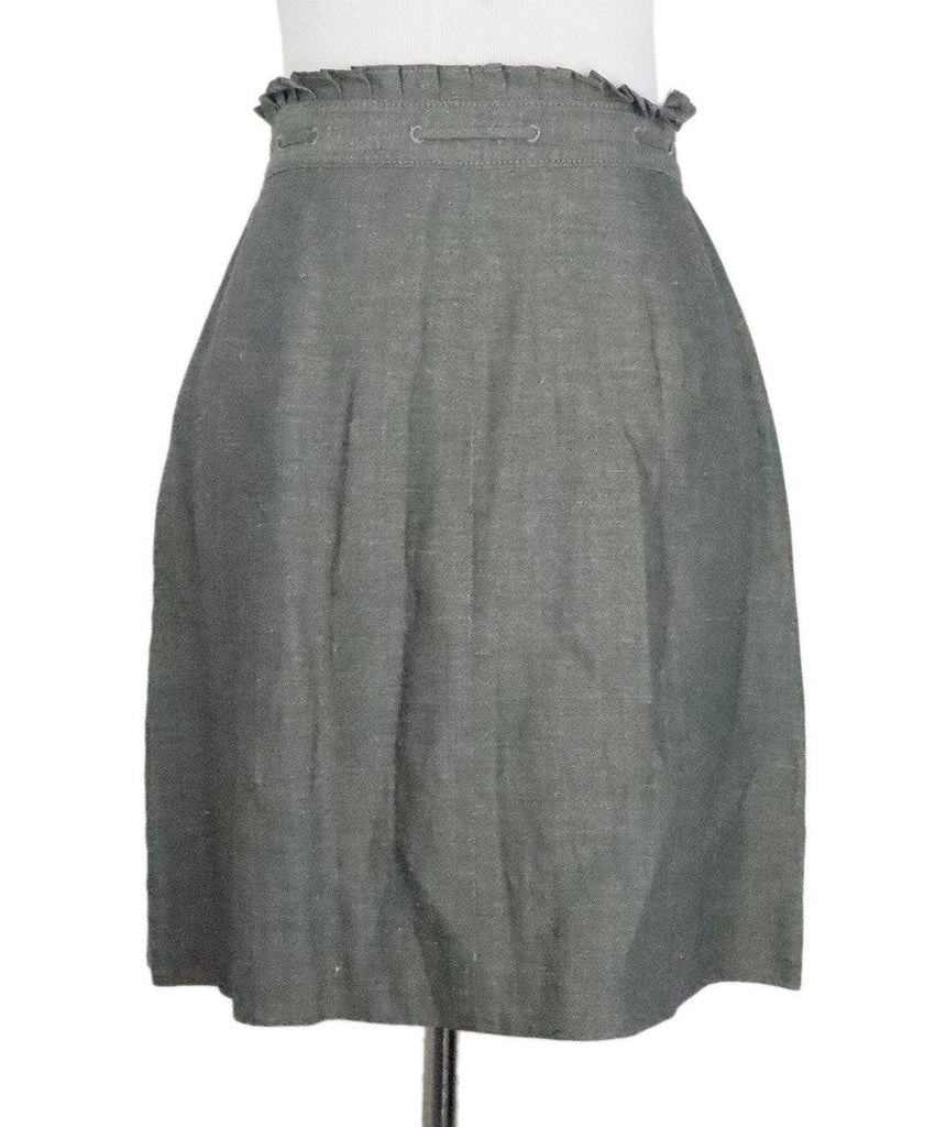 Phillip Lim Grey Linen Skirt 2