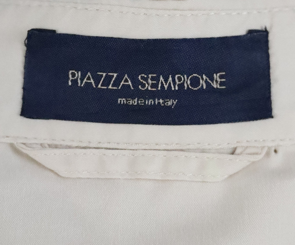 Piazza Sempione Cream Cotton Top 3