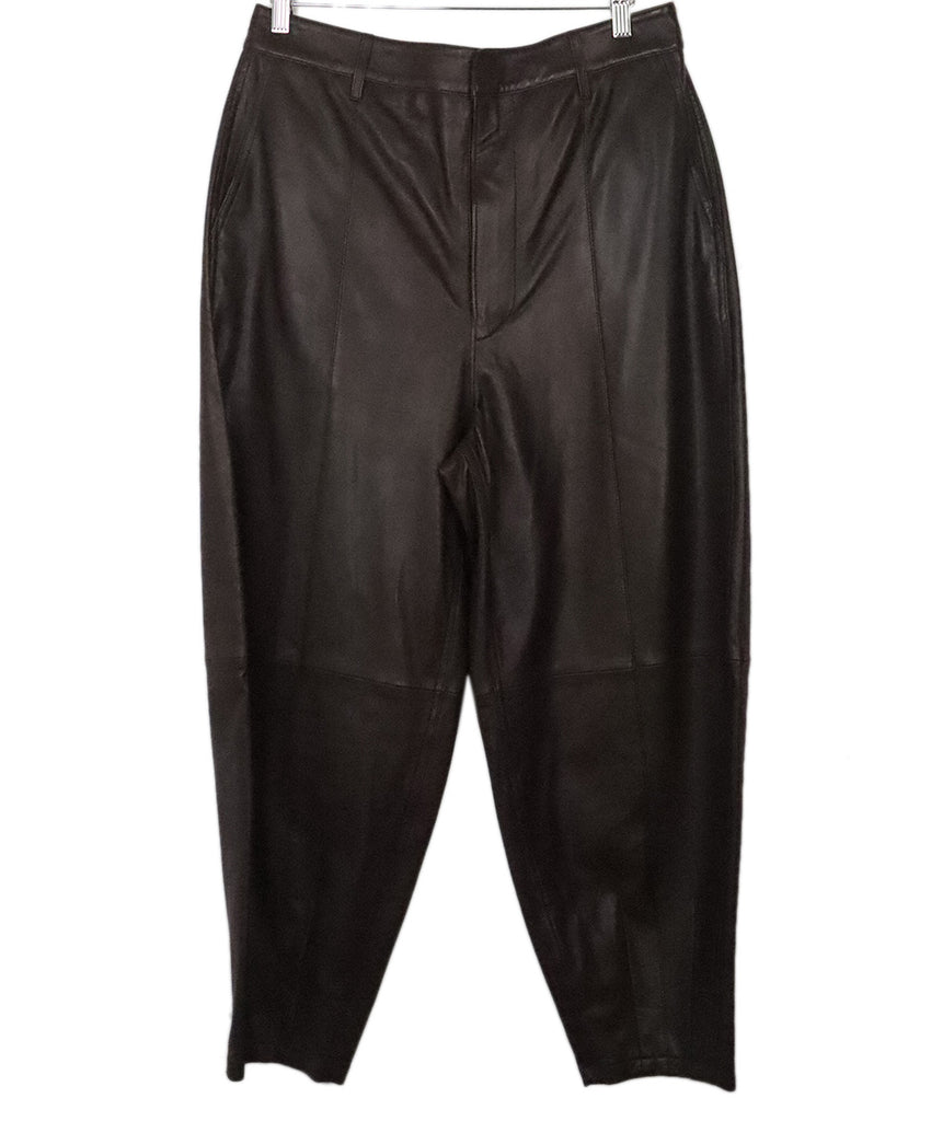 Polo Brown Leather Pants 