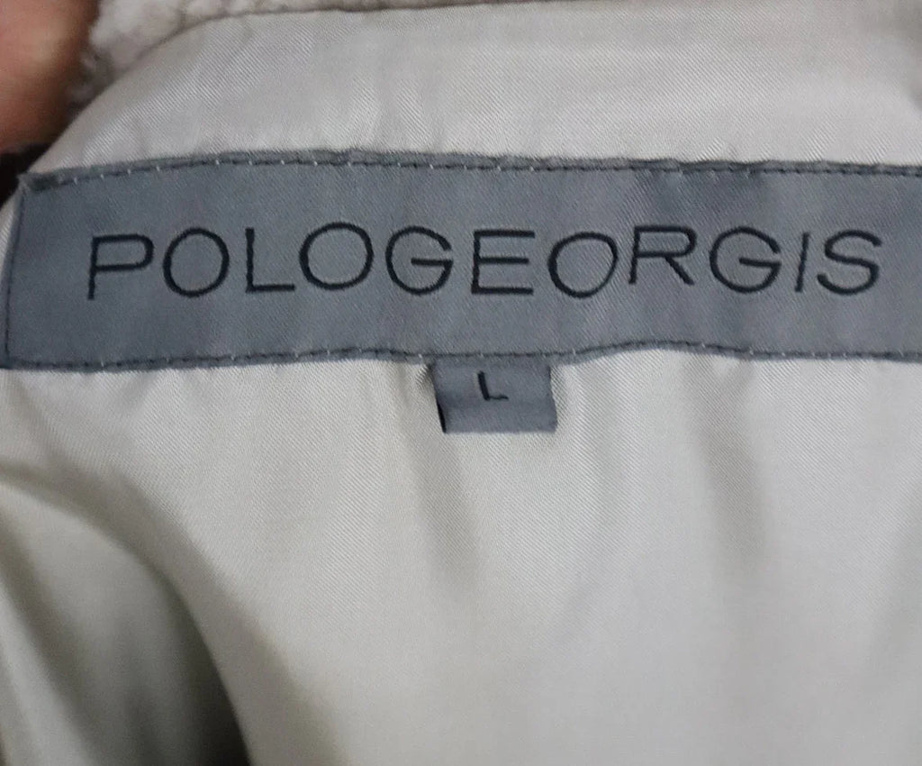 Pologeorgis Beige Shearling Coat sz 8 - Michael's Consignment NYC