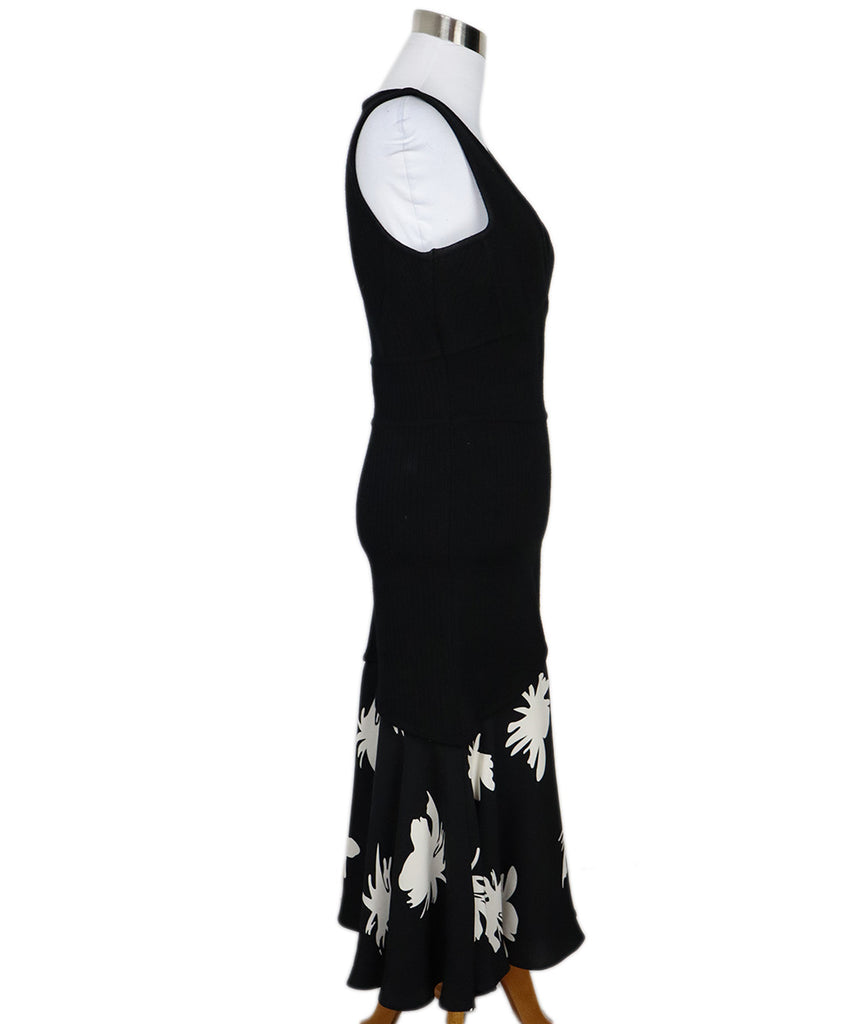 Prabal Gurung B&W Knit Silk Dress sz 4 - Michael's Consignment NYC