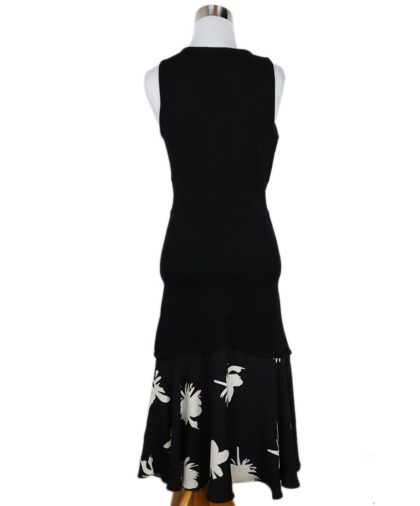 Prabal Gurung B&W Knit Silk Dress sz 4 - Michael's Consignment NYC