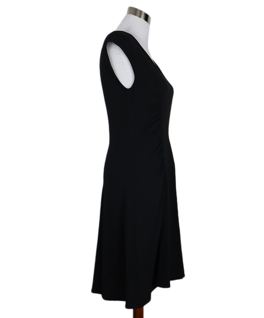 Prada Black Gathered Dress 1