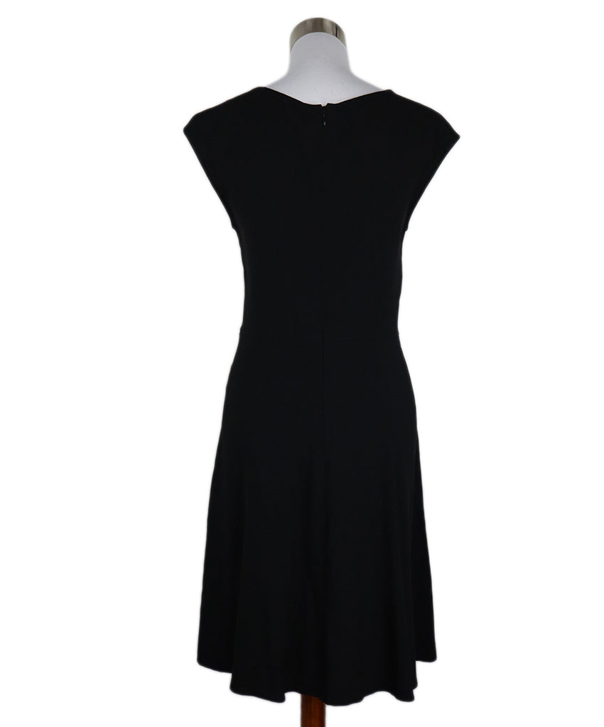 Prada Black Gathered Dress 2