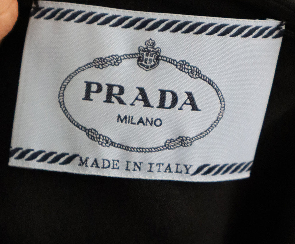 Prada Black Gathered Dress 3
