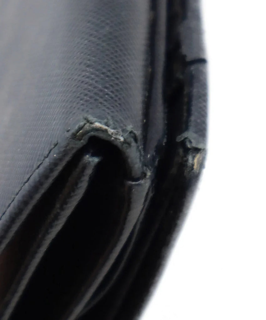 Prada Black Leather Wallet - Michael's Consignment NYC