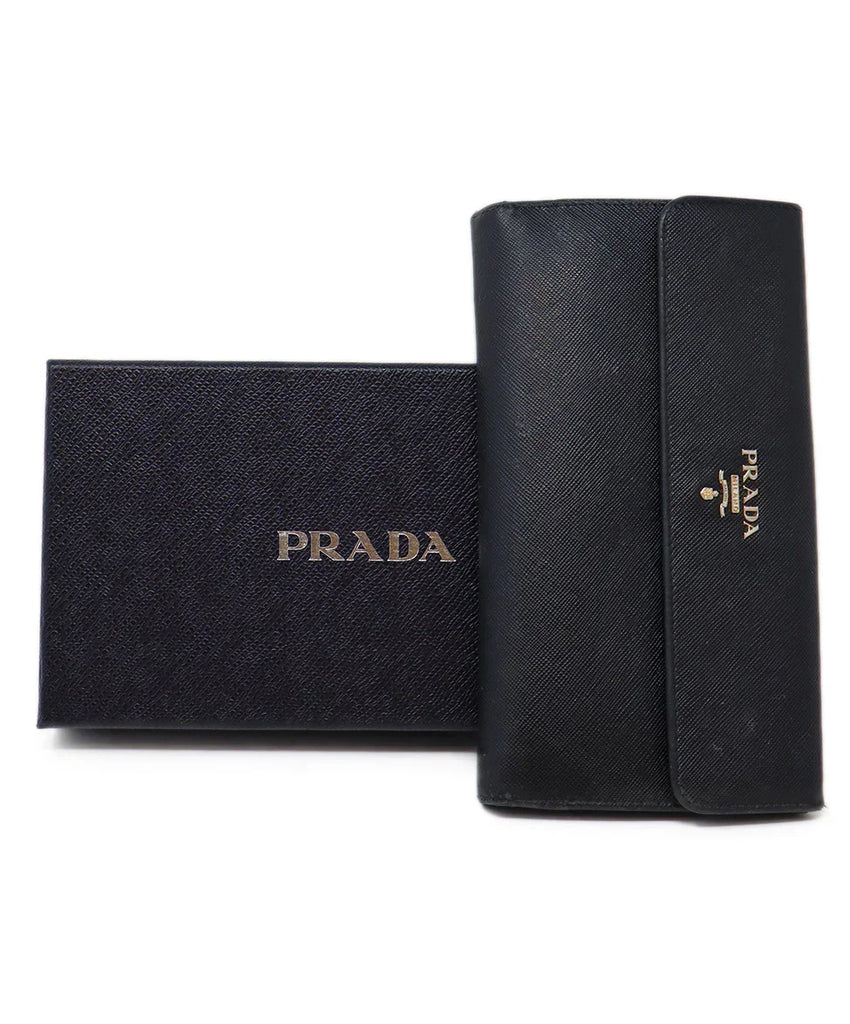 Prada Black Leather Wallet - Michael's Consignment NYC