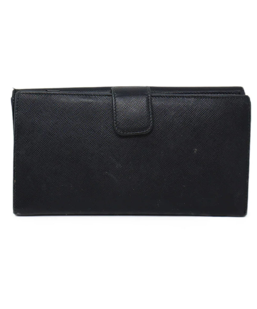 Prada Black Leather Wallet - Michael's Consignment NYC