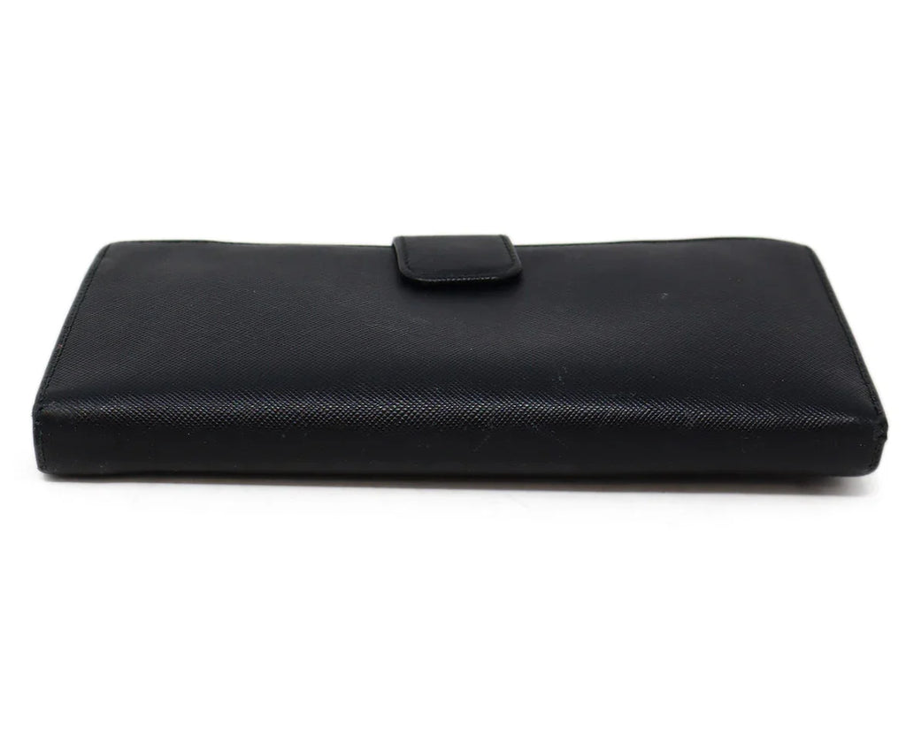 Prada Black Leather Wallet - Michael's Consignment NYC