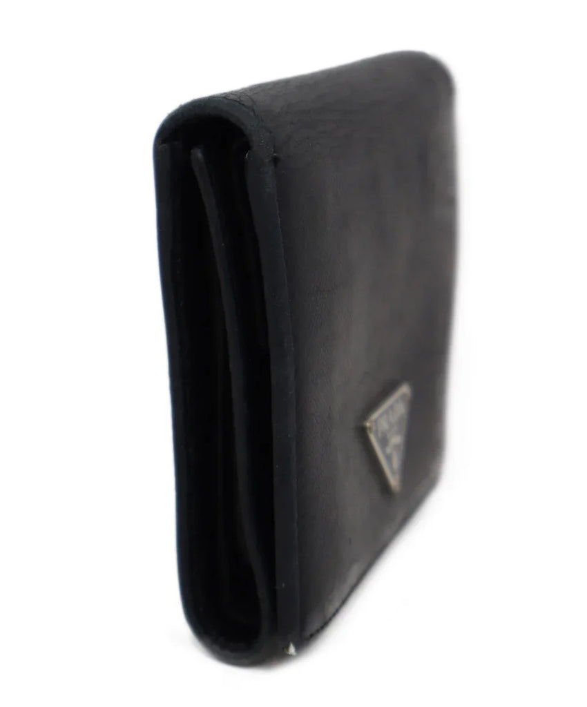 Prada Black Leather Wallet - Michael's Consignment NYC