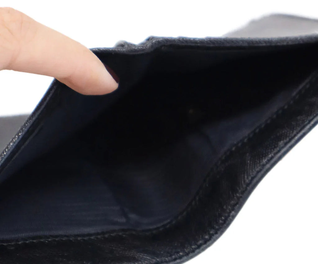 Prada Black Leather Wallet - Michael's Consignment NYC
