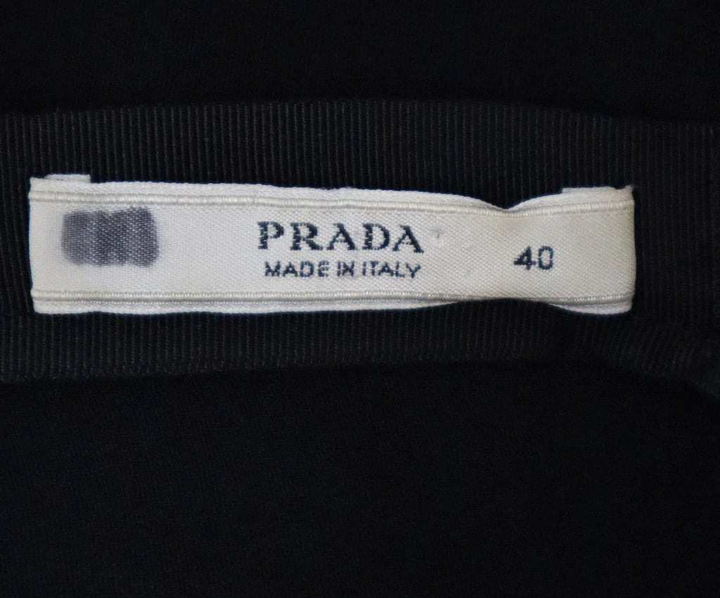Prada Black Longsleeve Dress sz 4 - Michael's Consignment NYC