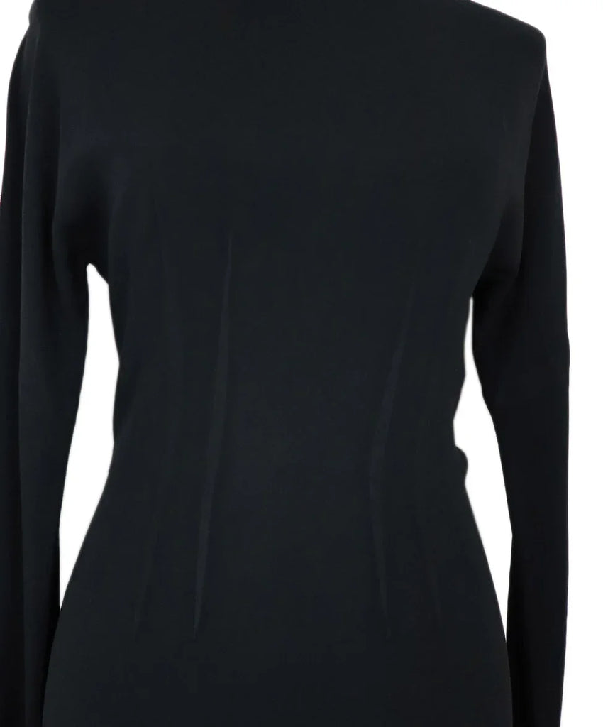 Prada Black Longsleeve Dress sz 4 - Michael's Consignment NYC