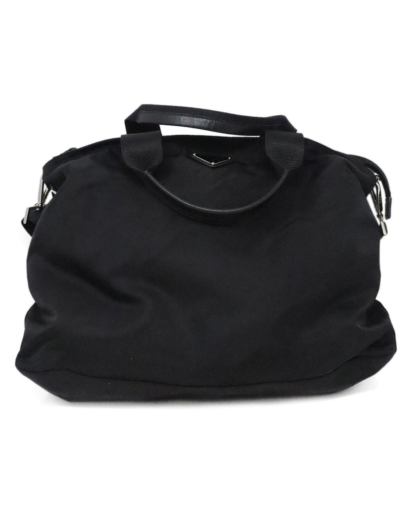 Prada Black Nylon Satchel Bag 
