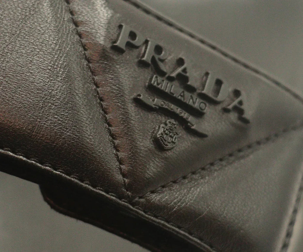 Prada Black Quilted Leather Sandals sz 9.5 - Michael's Consignment NYC