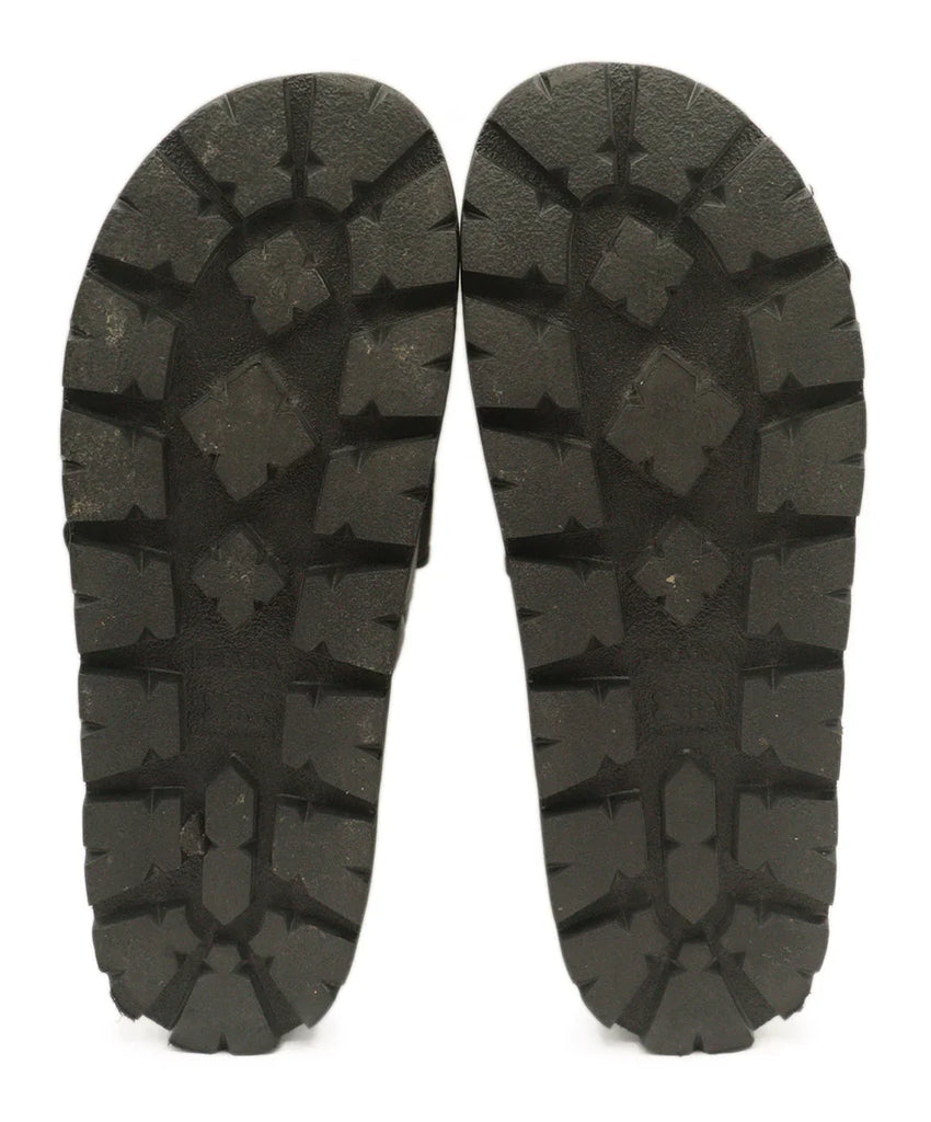 Prada Black Quilted Leather Sandals sz 9.5 - Michael's Consignment NYC