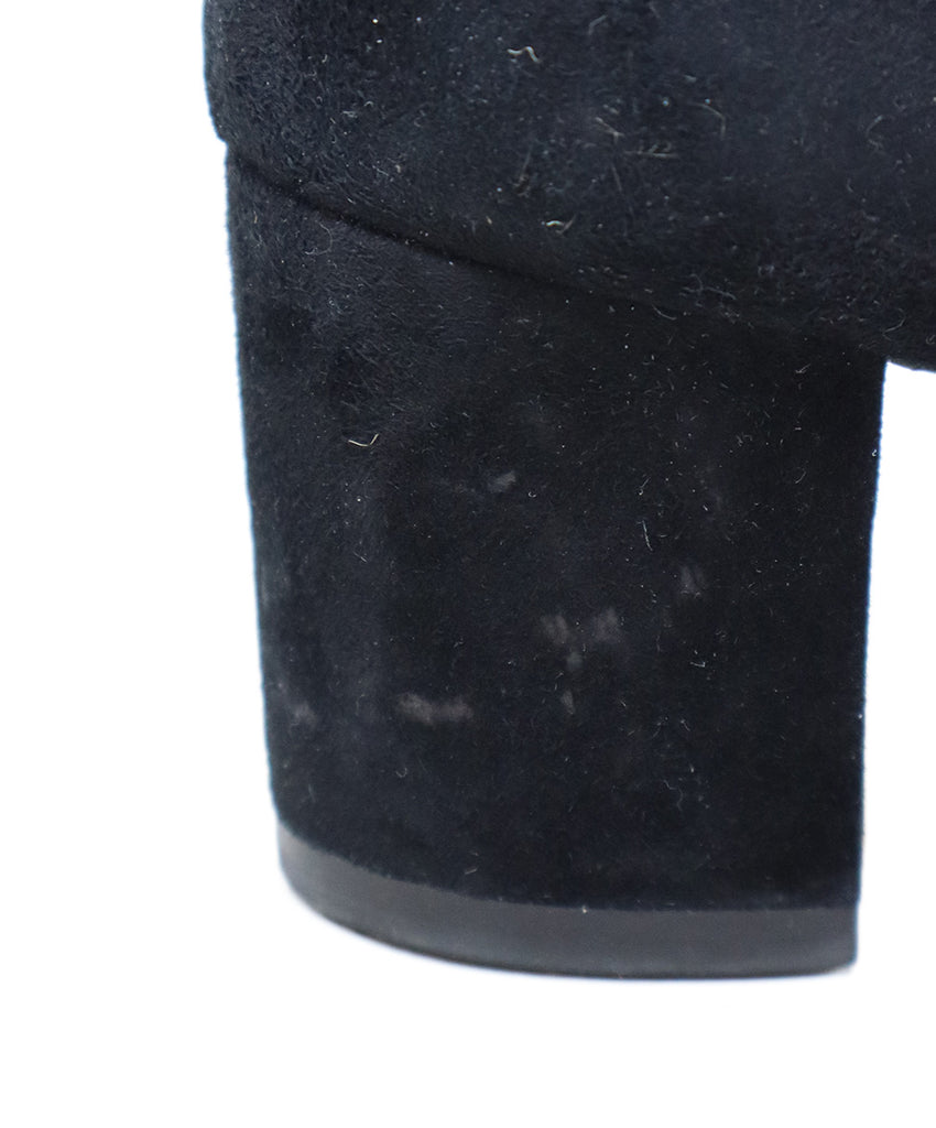 Prada Black Suede Heels sz 10 - Michael's Consignment NYC