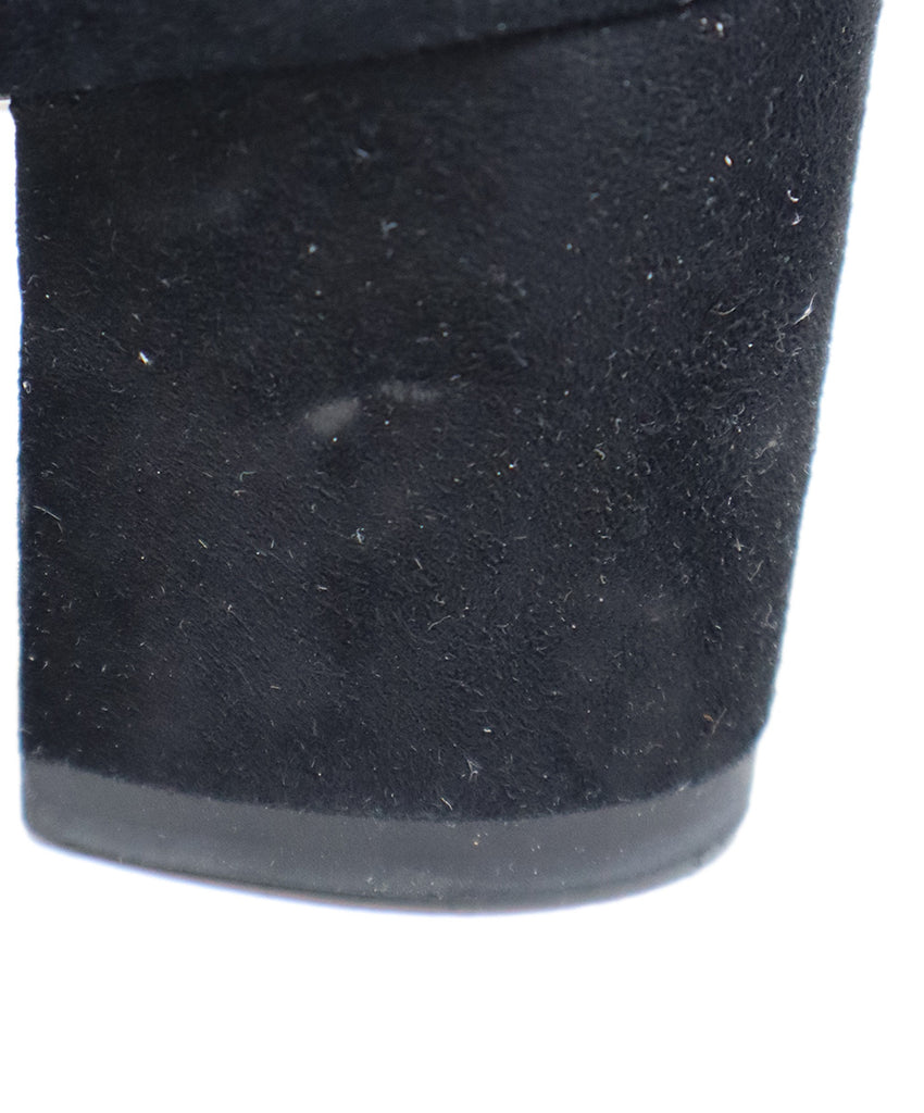 Prada Black Suede Heels sz 10 - Michael's Consignment NYC