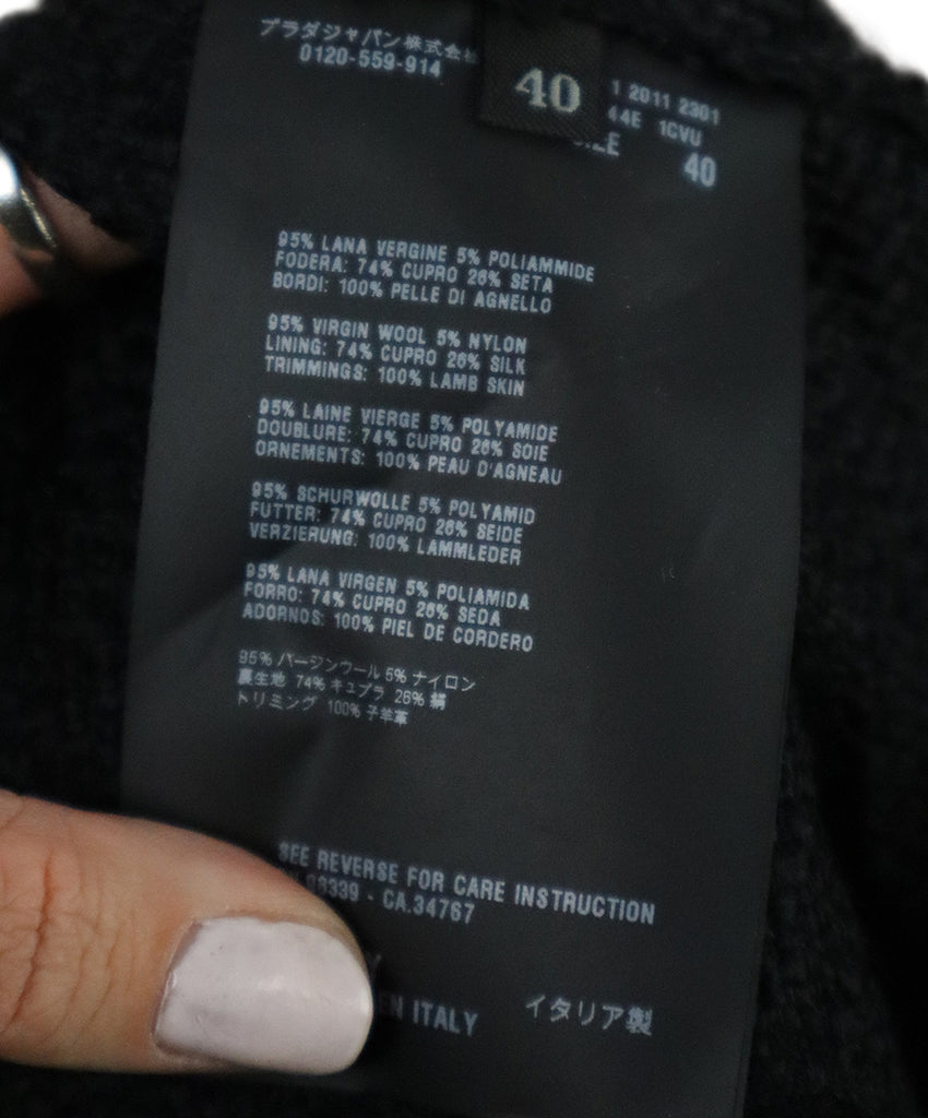 Prada Black Wool Blazer 4