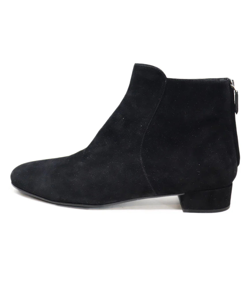 Prada Black Suede Booties sz 11 - Michael's Consignment NYC