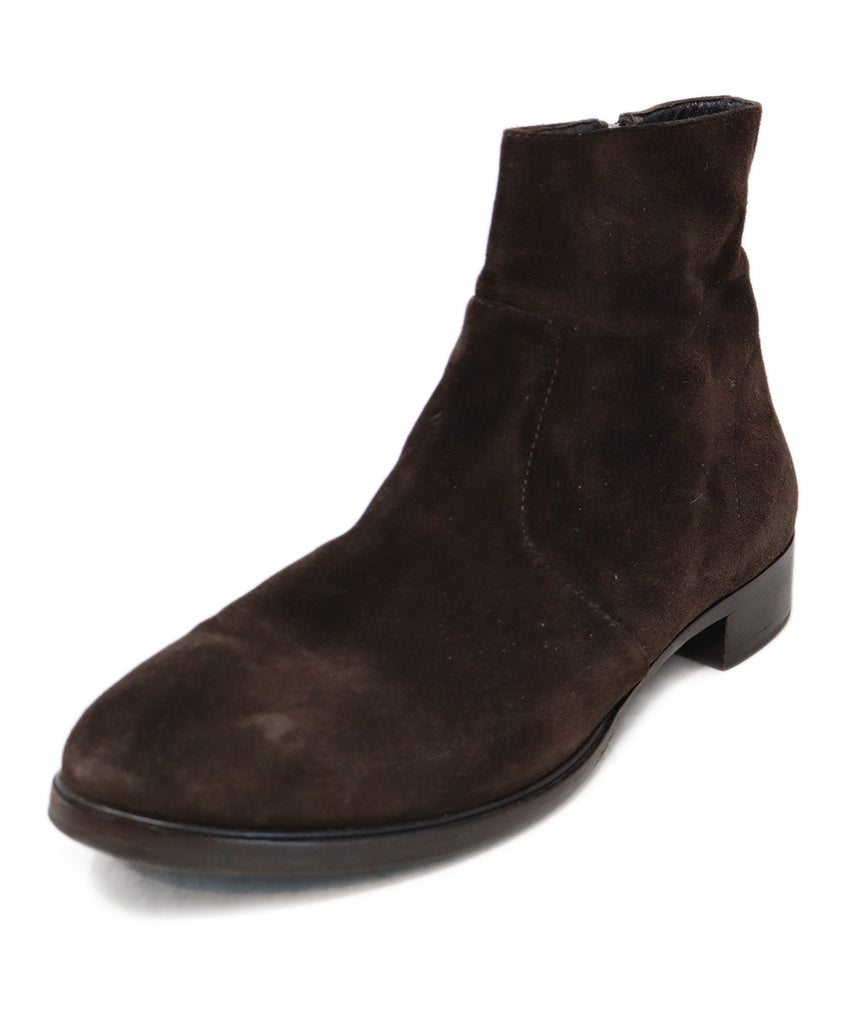 Prada Brown Suede Booties 