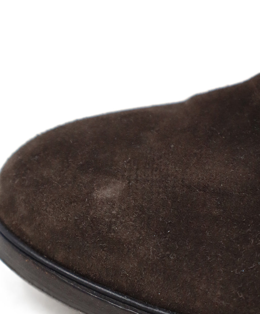 Prada Brown Suede Booties 5