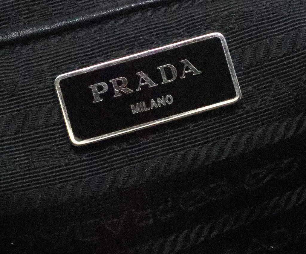 Prada Burgundy & Black Camo Print Backpack - Michael's Consignment NYC