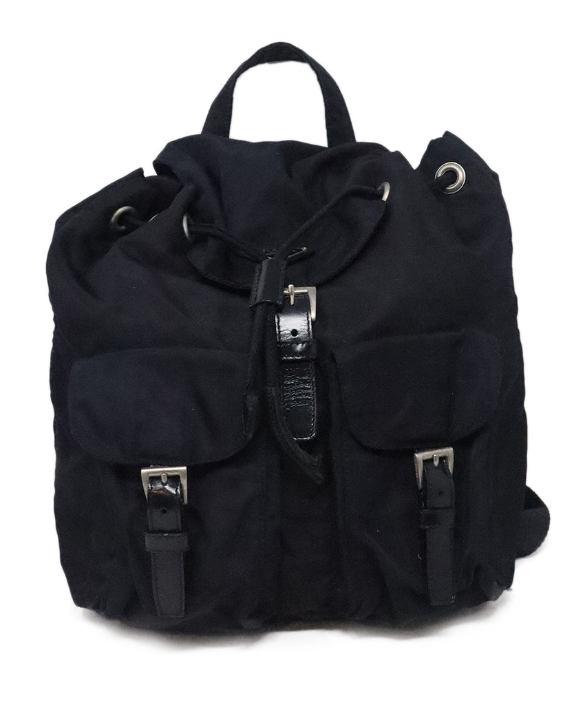 Prada Navy Nylon Backpack 