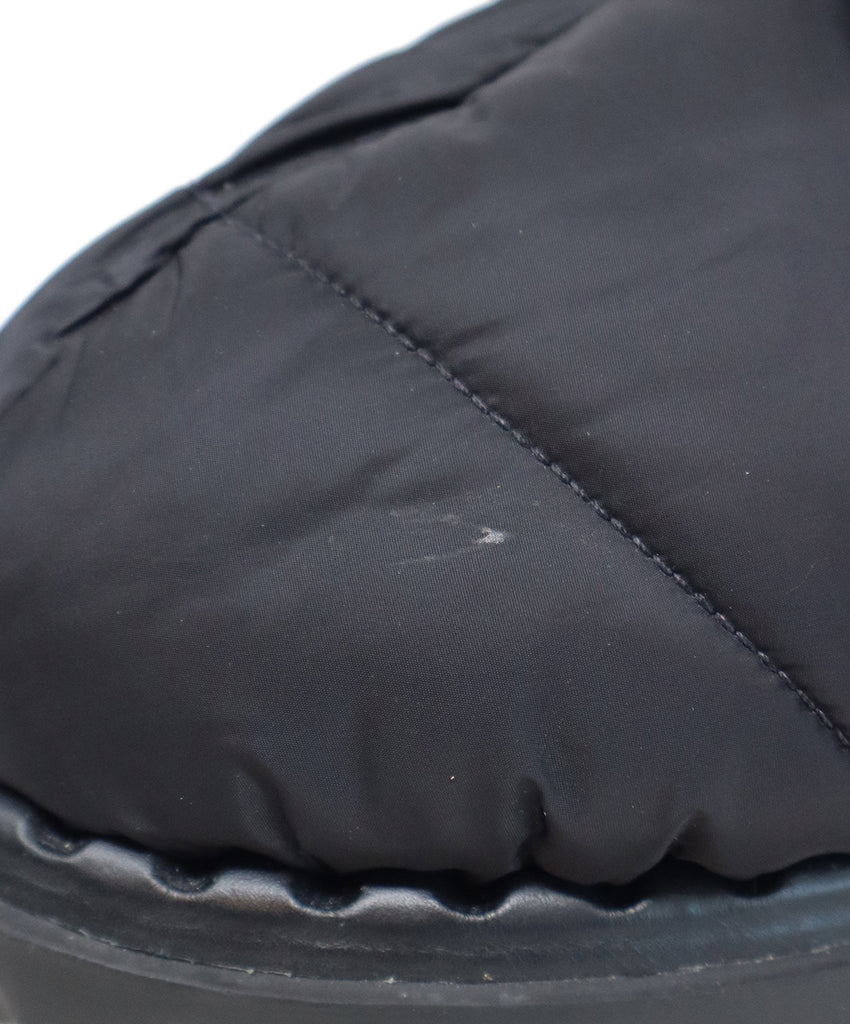 Prada Black Puffy Nylon Drawstring Booties 6