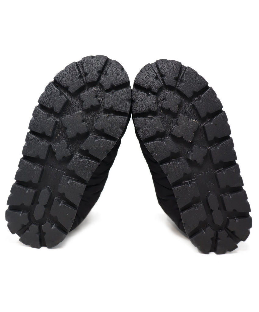Prada Black Puffy Nylon Drawstring Booties 4