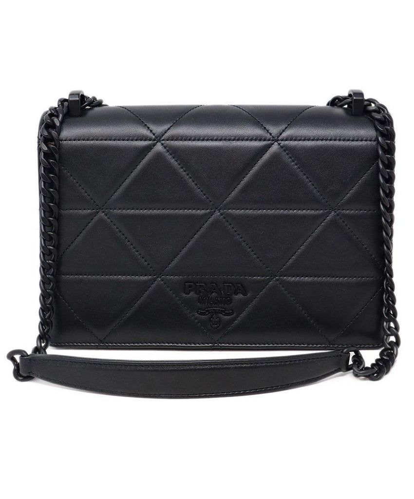 Prada Black Spectrum Nappa Flap Crossbody 