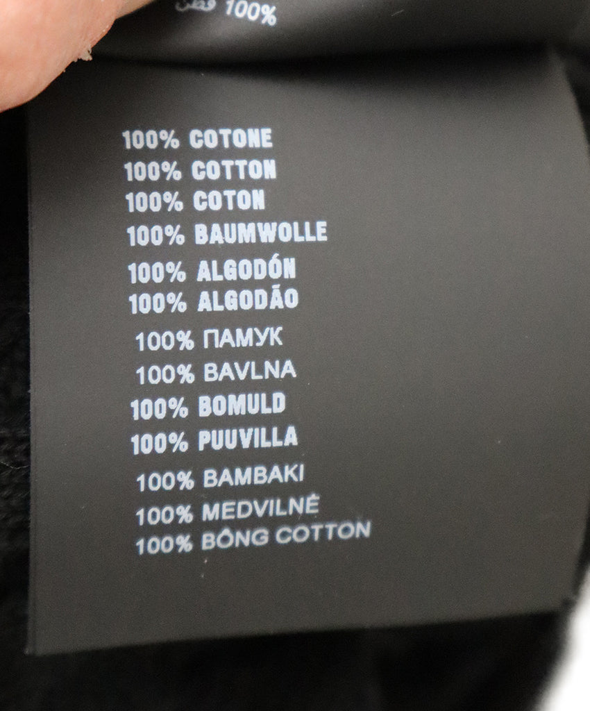 Prada Black Cotton Open Knit Turtleneck 4