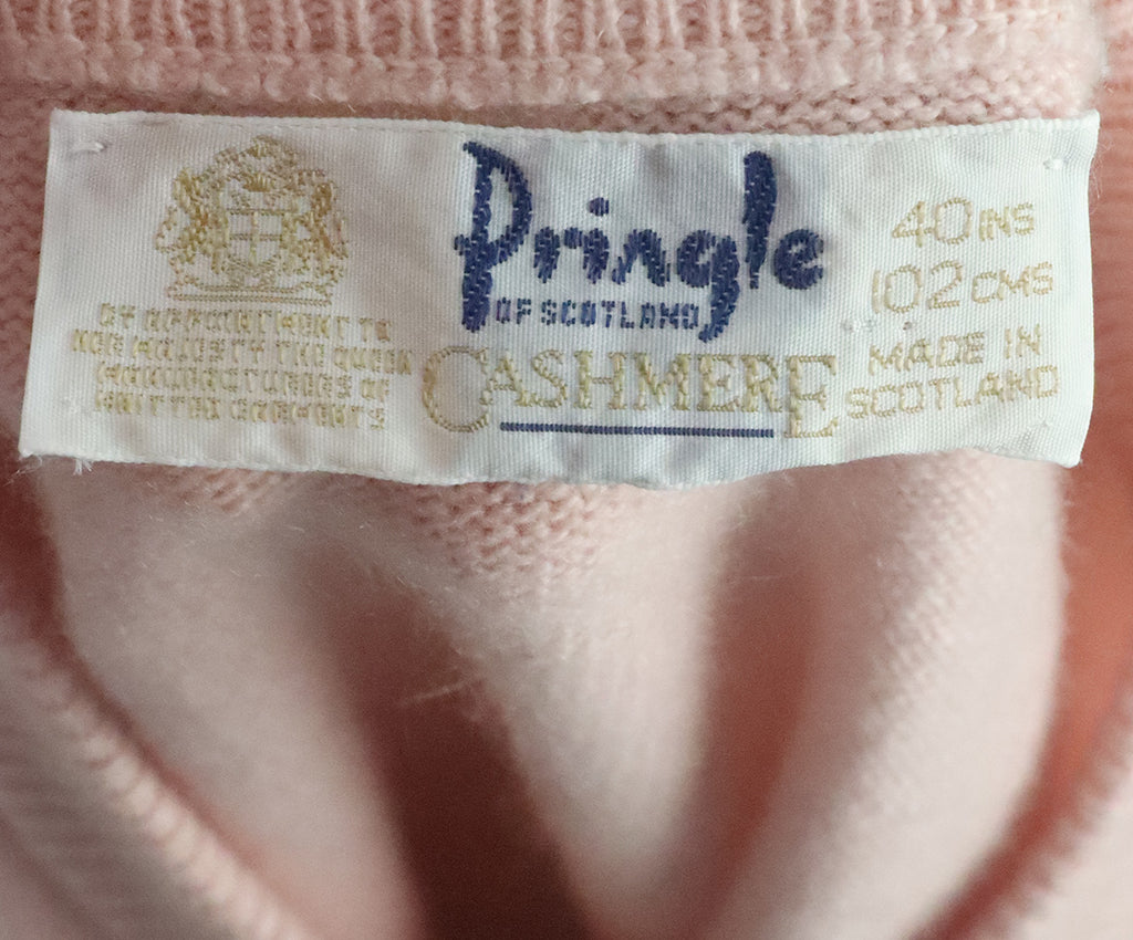 Pringle Pink Cashmere Cardigan 3