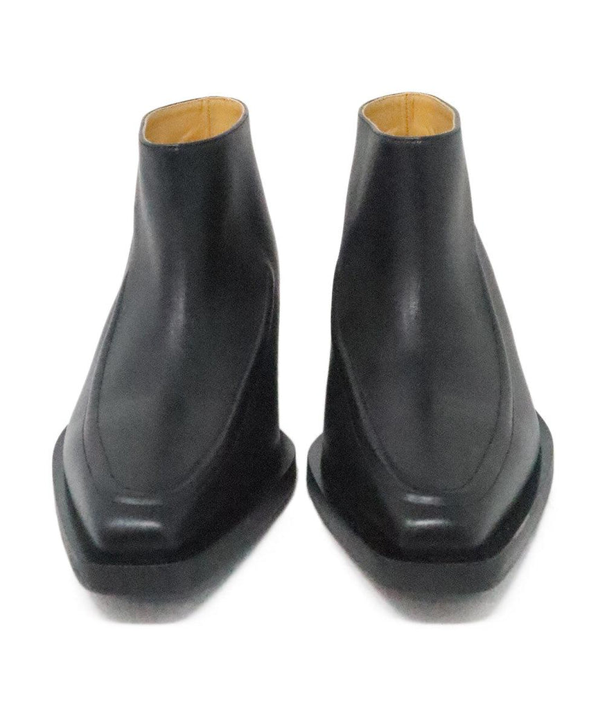 Proenza Schouler Black Leather Booties sz 8 - Michael's Consignment NYC