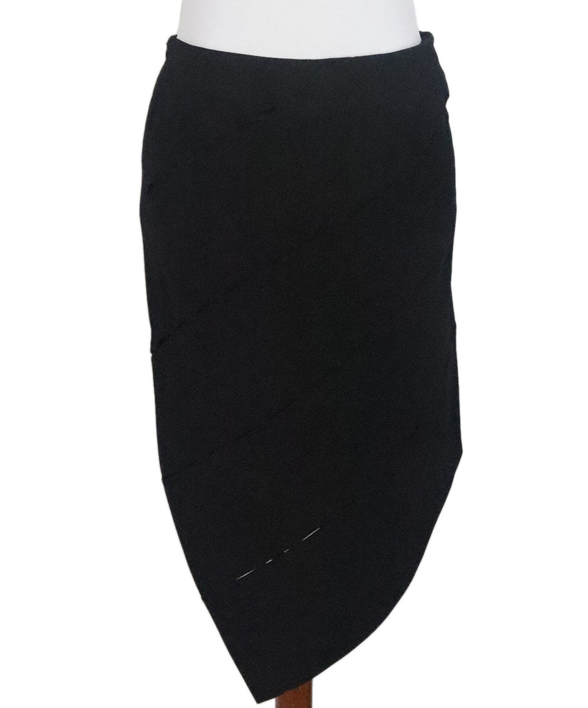 Proenza Schouler Black Wool Cutout Skirt 2