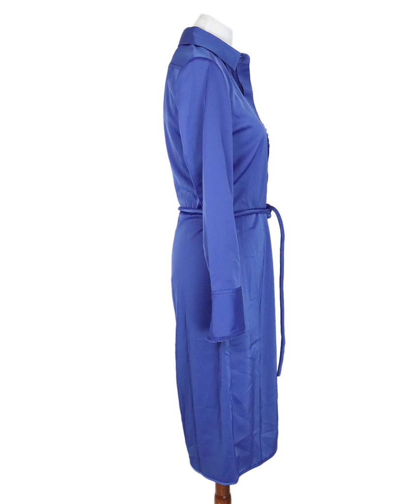 Proenza Schouler Blue Polyester Dress 1