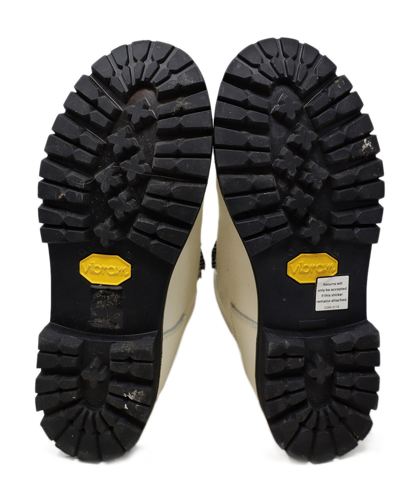 Proenza Schouler Ivory Leather Lace-Up Booties sz 8 - Michael's Consignment NYC