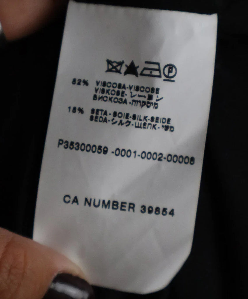 Proenza Schouler Black Wool & Velvet Skirt sz 10 - Michael's Consignment NYC